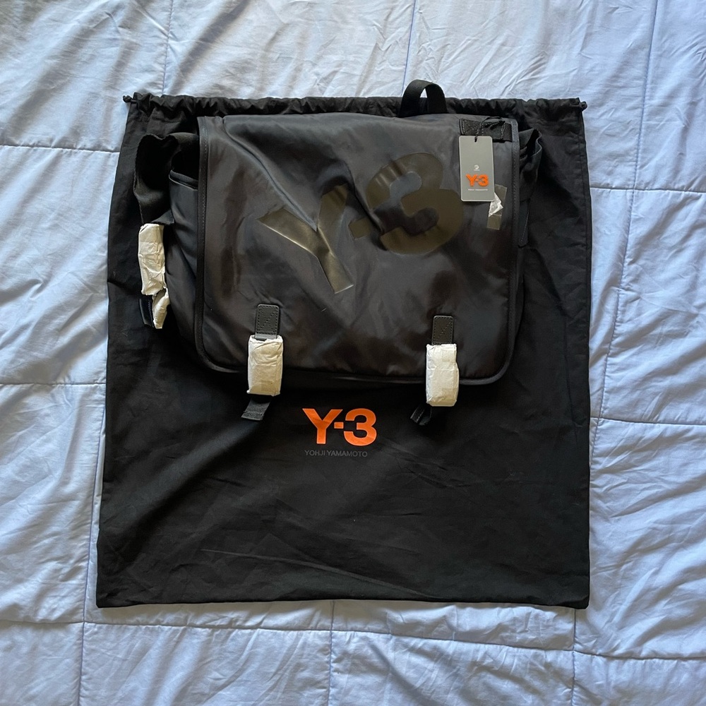 Adidas x Y-3 x Yohji Yamamoto Black Messenger Bag